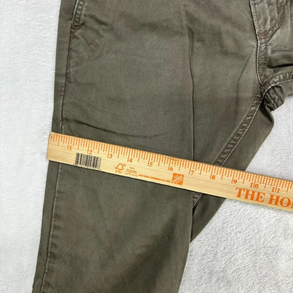 Levi's Slim Fit Chino Pants Men Olive Green Cotton Twill Classic Pockets - 29X30